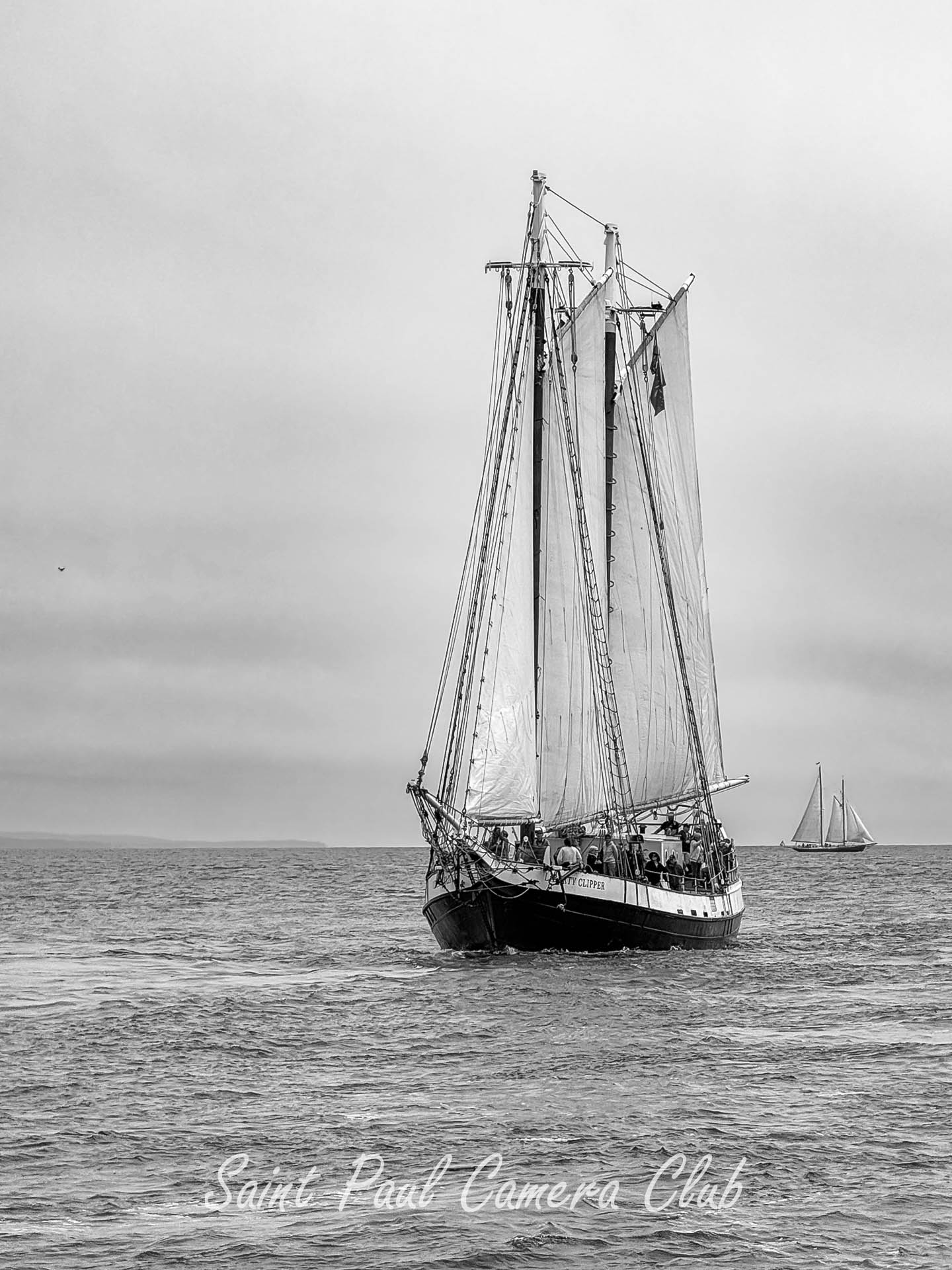 “Tall Ships” by Jim Voita (October Monochrome Print Salon)