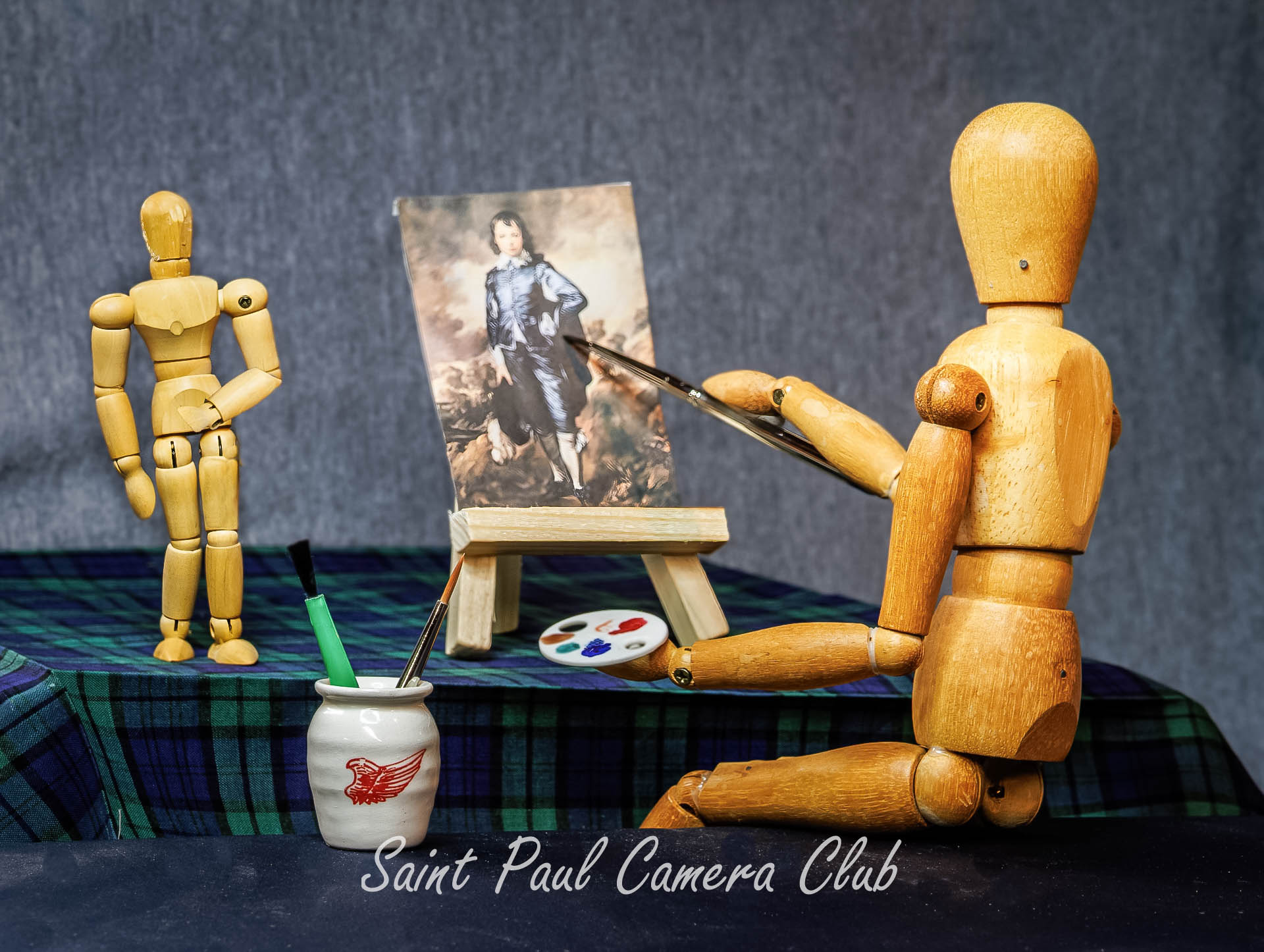Gainsborough at Work by Roy Hakala (March Still Life Digital Salon)