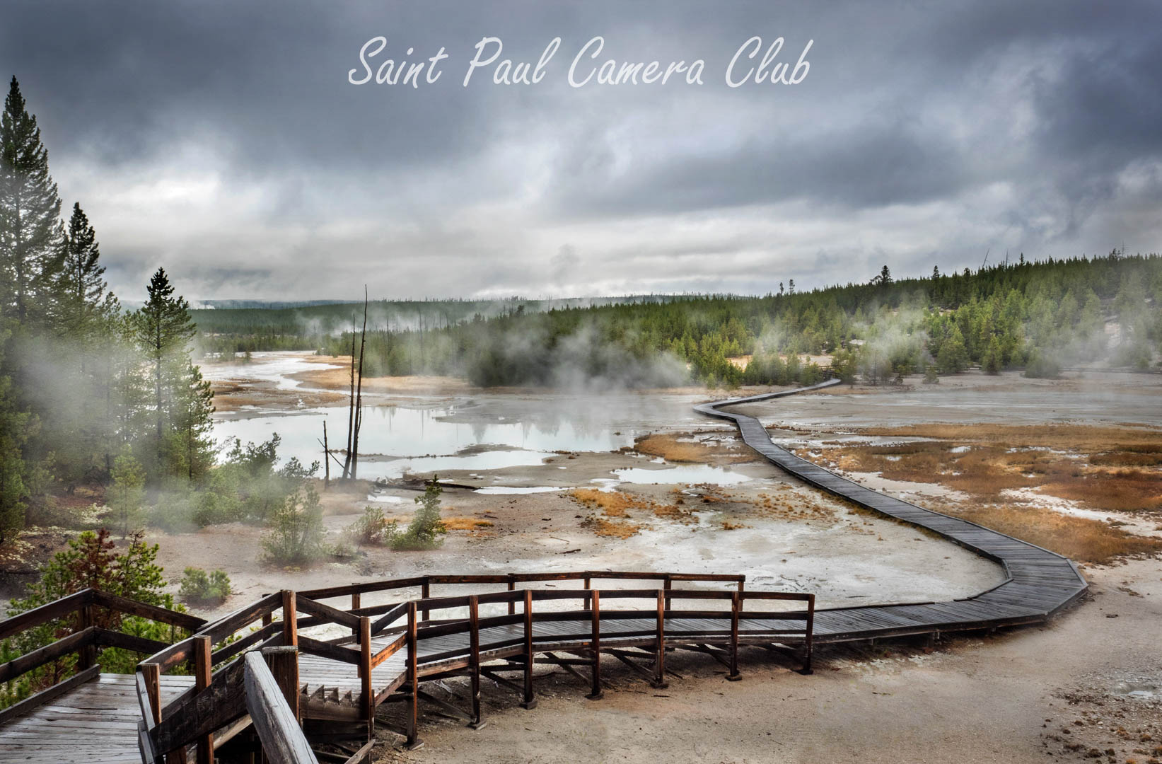 “Boardwalk in Mammoth Springs” by Peggy Boike (May Digital Travel Salon)